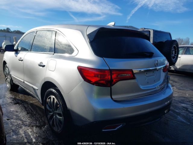 2014 ACURA MDX 5FRYD4H41EB007973 Photo 2