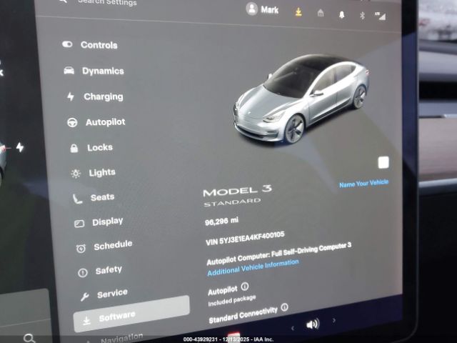 2019 TESLA MODEL 3 5YJ3E1EA4KF400105 Photo 6