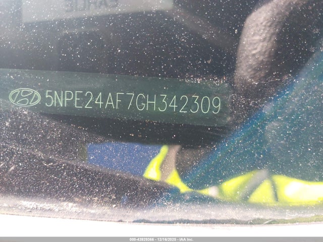 Продаж на аукціоні авто 2016 Hyundai Sonata Se, vin: 5NPE24AF7GH342309, номер лоту: 43929366