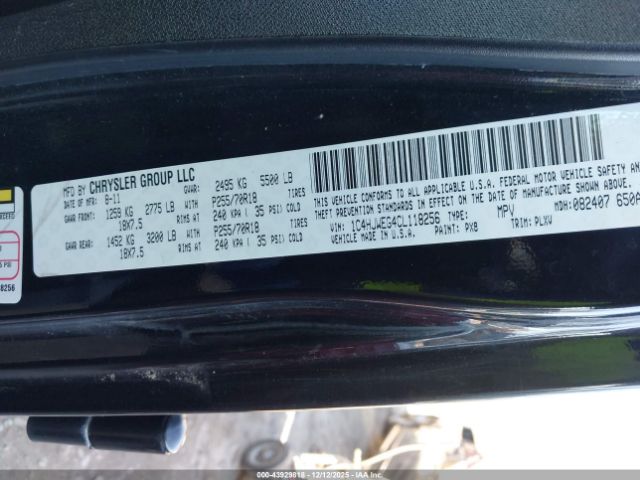 2012 JEEP WRANGLER UNLIMITED 1C4HJWEG4CL118256 Photo 8