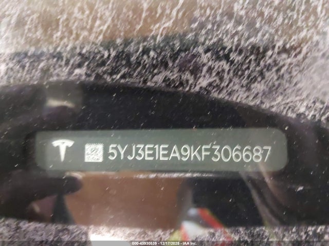 2019 TESLA MODEL 3 5YJ3E1EA9KF306687 Photo 8