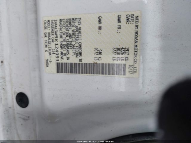 2018 NISSAN ALTIMA 1N4AL3AP9JC124993 Photo 8