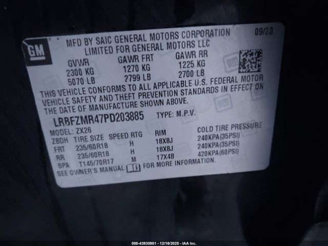 2023 BUICK ENVISION LRBFZMR47PD203885 Photo 8