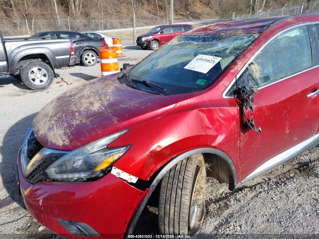 2018 Nissan Murano Sv მანქანა იყიდება აუქციონზე, vin: 5N1AZ2MH0JN105028, აუქციონის ნომერი: 43931023