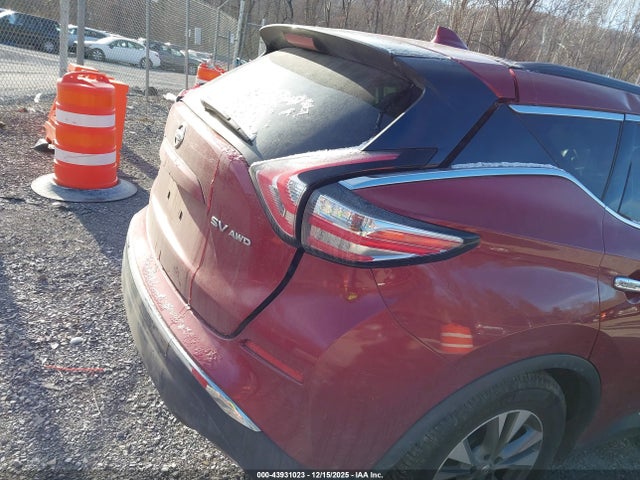 2018 Nissan Murano Sv მანქანა იყიდება აუქციონზე, vin: 5N1AZ2MH0JN105028, აუქციონის ნომერი: 43931023
