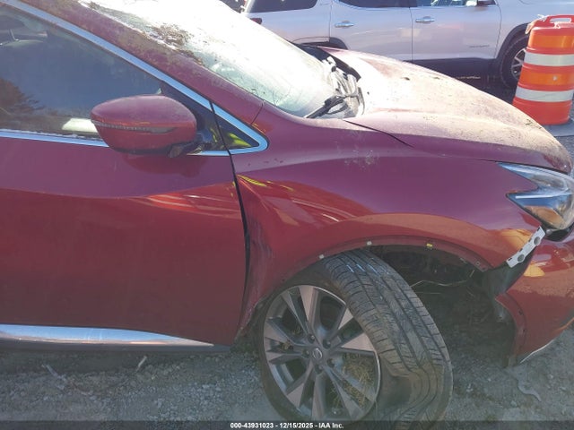 2018 Nissan Murano Sv მანქანა იყიდება აუქციონზე, vin: 5N1AZ2MH0JN105028, აუქციონის ნომერი: 43931023