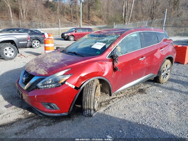 2018 Nissan Murano Sv მანქანა იყიდება აუქციონზე, vin: 5N1AZ2MH0JN105028, აუქციონის ნომერი: 43931023