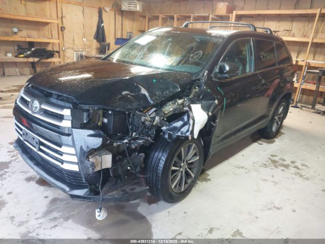 2019 TOYOTA HIGHLANDER 5TDJZRFH1KS595419 Photo 1
