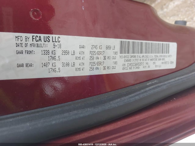 2019 DODGE GRAND CARAVAN 2C4RDGCG6KR529717 Photo 8