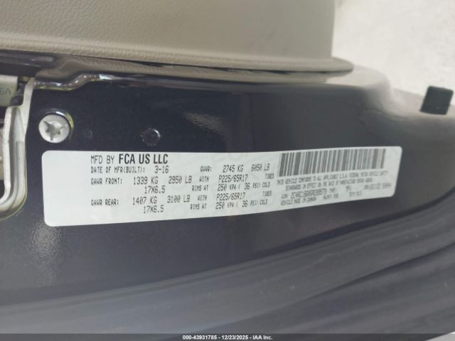 2016 CHRYSLER TOWN & COUNTRY 2C4RC1BG0GR289573 Photo 8