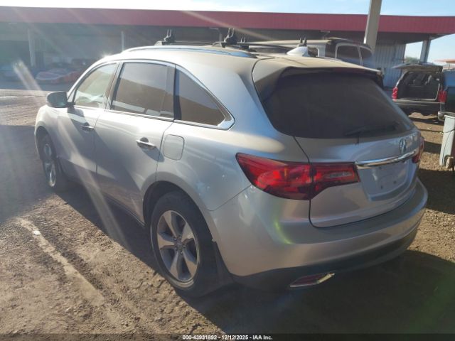 2014 ACURA MDX 5FRYD4H23EB019945 Photo 2