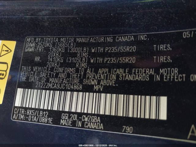 2018 LEXUS RX 350 2T2ZZMCA9JC104868 Photo 8