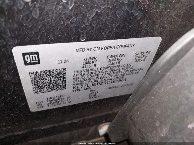 2025 CHEVROLET TRAX KL77LJEP2SC161563 Photo 8