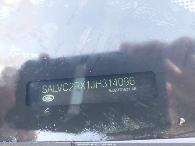 2018 LAND ROVER RANGE ROVER EVOQUE SALVC2RX1JH314096 Photo 8