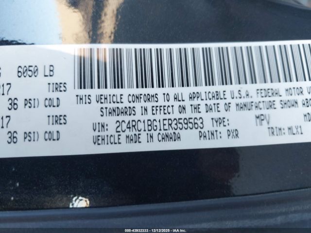 2014 CHRYSLER TOWN & COUNTRY 2C4RC1BG1ER359563 Photo 8