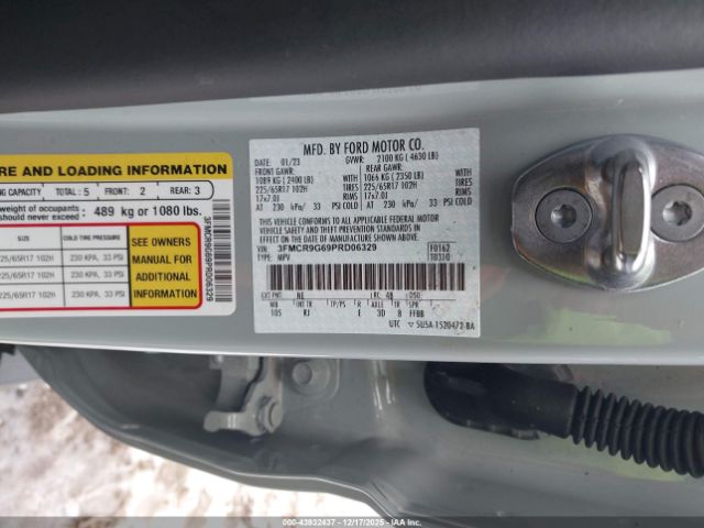 2023 FORD BRONCO SPORT 3FMCR9G69PRD06329 Photo 8