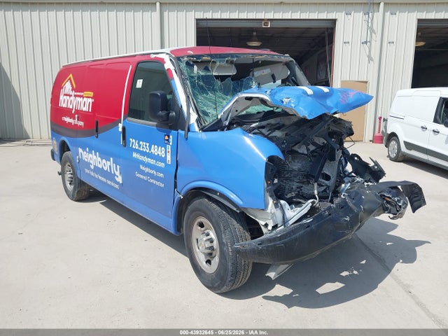 Aukcja sprzedaży 2024 Chevrolet Express Cargo Rwd 2500 Regular Wheelbase Wt, vin: 1GCWGAF71R1183092, numer aukcji: 43932645