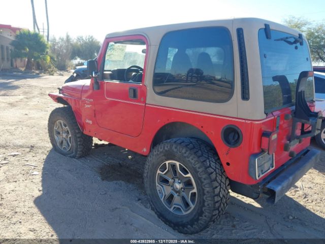 2001 JEEP WRANGLER 1J4FA49S51P314300 Photo 2