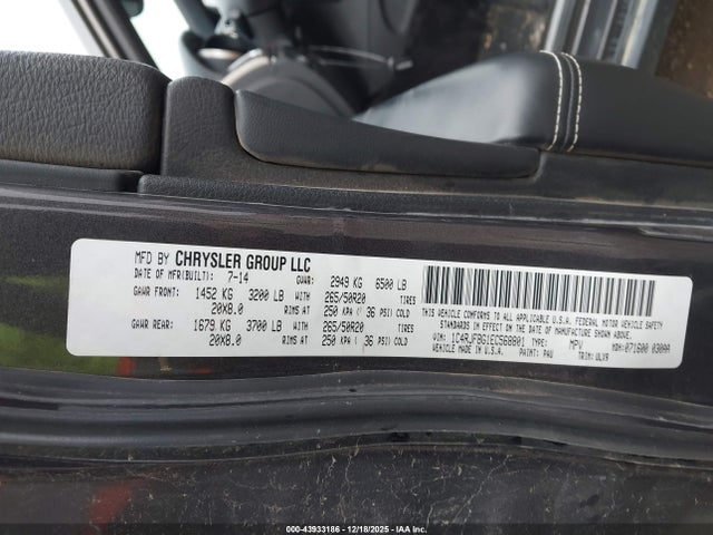 1C4RJFBG1EC568801 Jeep Grand Cherokee Limited