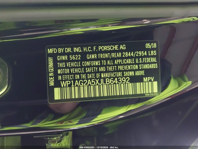 2018 PORSCHE MACAN WP1AG2A5XJLB64392 Photo 8