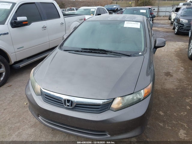 2012 Honda Civic Lx მანქანა იყიდება აუქციონზე, vin: 2HGFB2F53CH591882, აუქციონის ნომერი: 43933255