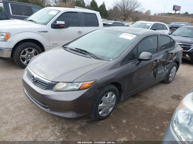 2012 Honda Civic Lx მანქანა იყიდება აუქციონზე, vin: 2HGFB2F53CH591882, აუქციონის ნომერი: 43933255