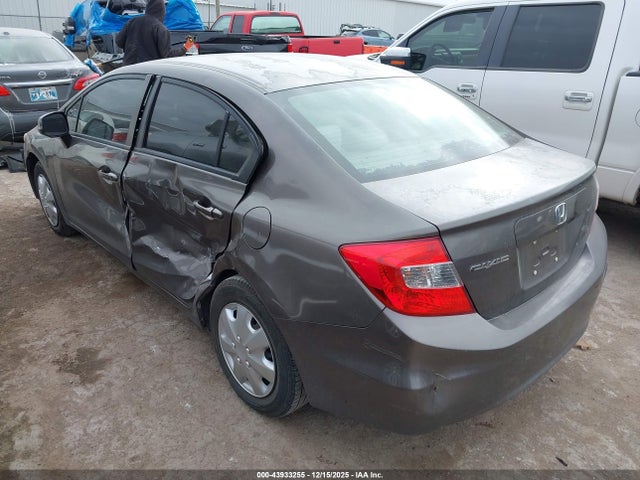 2012 Honda Civic Lx მანქანა იყიდება აუქციონზე, vin: 2HGFB2F53CH591882, აუქციონის ნომერი: 43933255