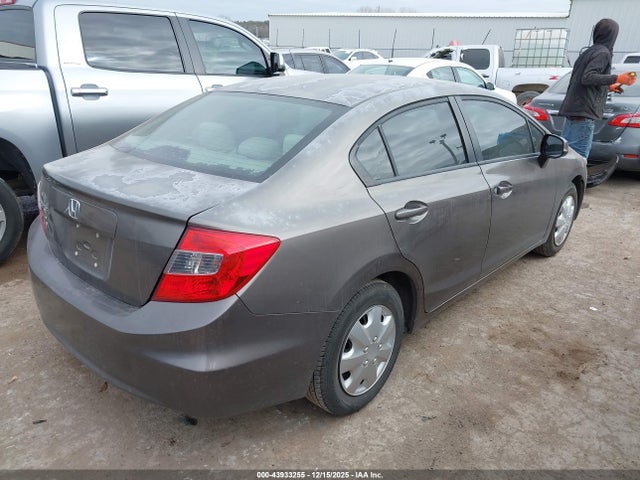 2012 Honda Civic Lx მანქანა იყიდება აუქციონზე, vin: 2HGFB2F53CH591882, აუქციონის ნომერი: 43933255