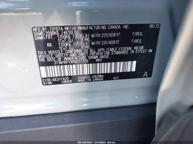 Toyota Rav4 Xle 2023 2T3W1RFVXPW277176 Image 9