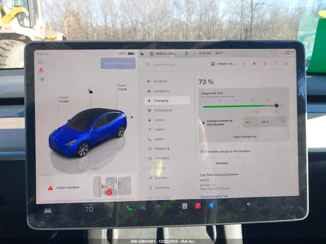 Продаж на аукціоні авто 2023 Tesla Model Y Awd/long Range Dual Motor All-wheel Drive, vin: 7SAYGDEE3PA197879, номер лоту: 43933401