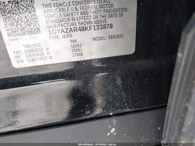 2019 CADILLAC XT4 1GYAZAR48KF133878 Photo 8