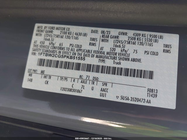 Ford Transit-350 2023 1FTBW2CG5PKB51555 Image 9