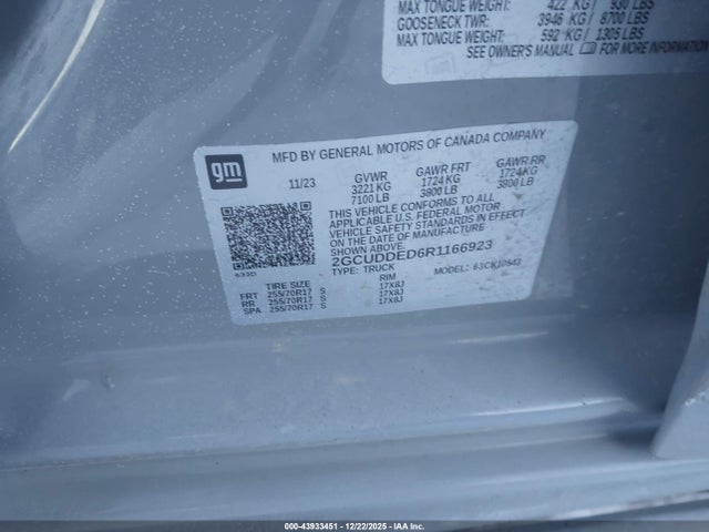 2GCUDDED6R1166923 Chevrolet Silverado 1500 4wd Short Bed Lt