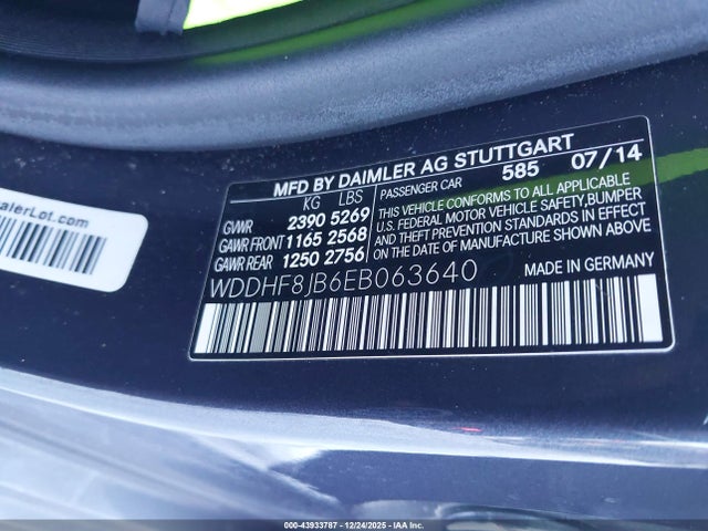 Mercedes-Benz E 350 4matic 2014 WDDHF8JB6EB063640 Image 9