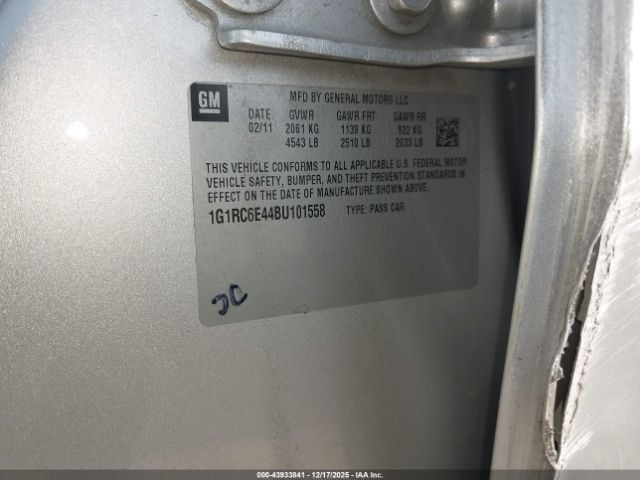 2011 CHEVROLET VOLT 1G1RC6E44BU101558 Photo 8