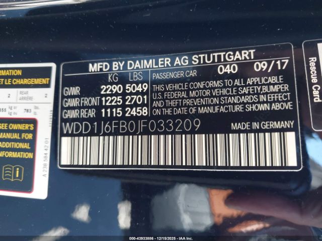 2018 MERCEDES-BENZ E 400 WDD1J6FB0JF033209 Photo 8