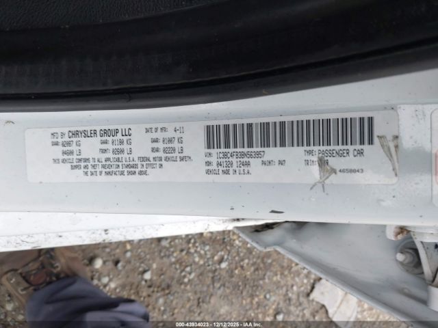 2011 CHRYSLER 200 1C3BC4FB3BN563957 Photo 8