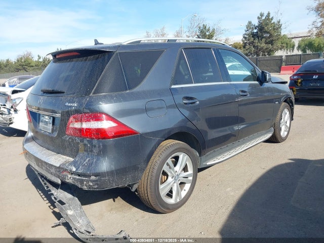 Продаж на аукціоні авто 2012 Mercedes-benz Ml 350 4matic, vin: 4JGDA5HB9CA033686, номер лоту: 43934051