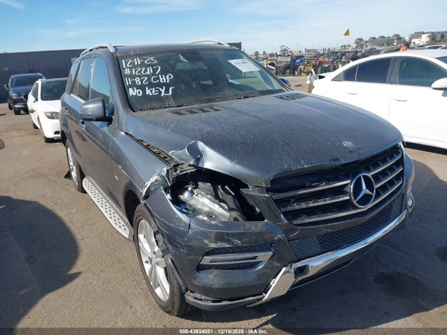 Продаж на аукціоні авто 2012 Mercedes-benz Ml 350 4matic, vin: 4JGDA5HB9CA033686, номер лоту: 43934051
