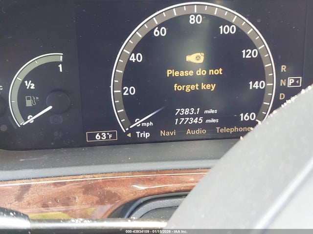 Продажа на аукционе авто 2007 Mercedes-benz S 550, vin: WDDNG71X37A104661, номер лота: 43934109