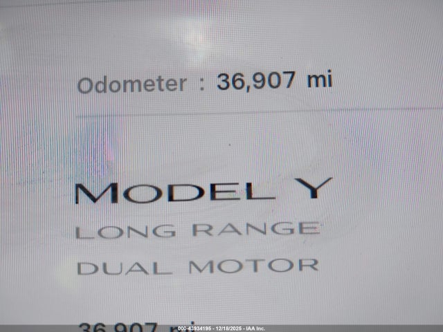 2024 TESLA MODEL Y 7SAYGDEE6RA239156 Photo 6