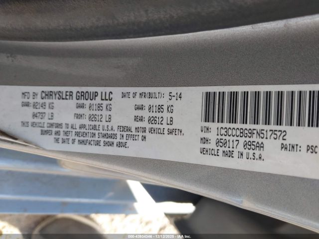 2015 CHRYSLER 200 1C3CCCBG9FN517572 Photo 8