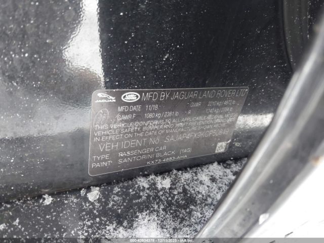 2019 JAGUAR XE SAJAP4FX9KCP50849 Photo 8