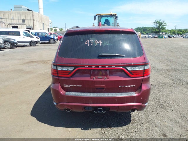 43934394 :رقم المزاد ، 1C4RDJEG3HC691641 vin ، 2017 Dodge Durango Citadel Anodized Platinum Awd مزاد بيع