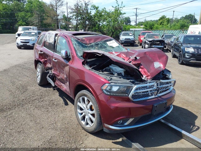 43934394 :رقم المزاد ، 1C4RDJEG3HC691641 vin ، 2017 Dodge Durango Citadel Anodized Platinum Awd مزاد بيع