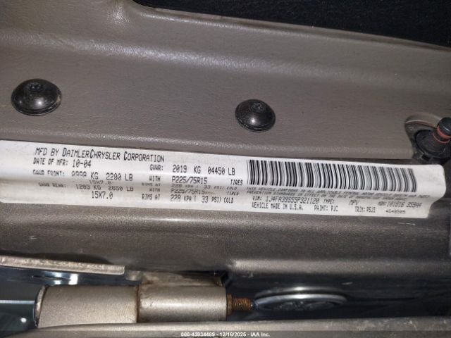 2005 JEEP WRANGLER 1J4FA39S55P321120 Photo 8