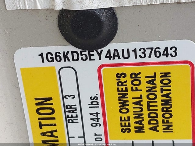 2010 CADILLAC DTS 1G6KD5EY4AU137643 Photo 8