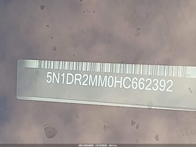 Nissan Pathfinder Sl 2017 5N1DR2MM0HC662392 Image 9