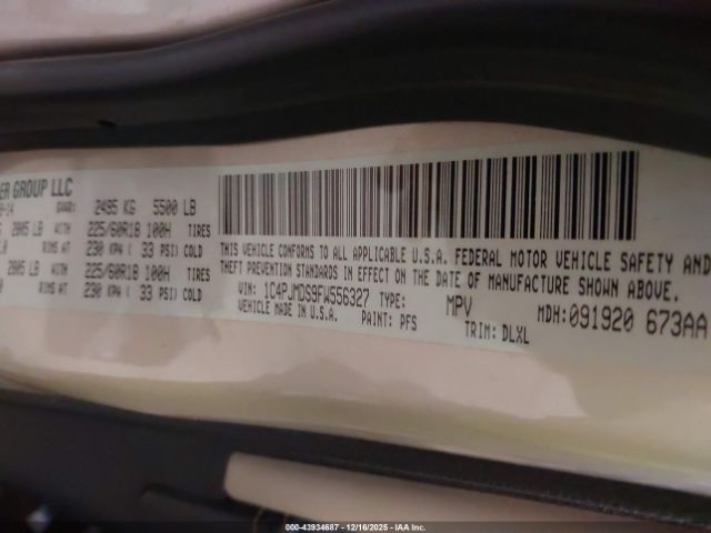 2015 JEEP CHEROKEE 1C4PJMDS9FW556327 Photo 8