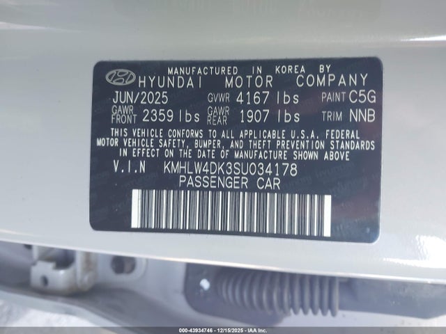 2025 HYUNDAI ELANTRA N KMHLW4DK3SU034178 Photo 8